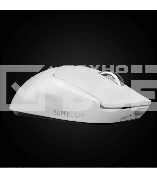 Мышь беспроводная Logitech G PRO X SUPERLIGHT белый, 25600 dpi, радиоканал, USB, кнопки - 5