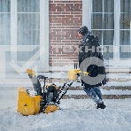 Бензиновая снегоуборочная машина SBM 610S PRO, 212cc, эл.старт, фара, обогрев  Denzel, фото4