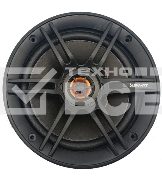 Колонки автомобильные Swat Horn SP-C6 240Вт 88дБ 4Ом 16.5см (6 1/2дюйм) (ком.:2кол.) коаксиальные двухполосные