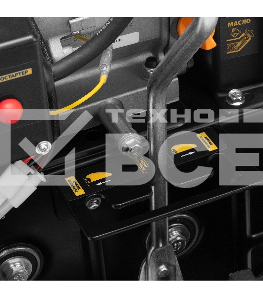 Бензиновая снегоуборочная машина SBM 610DT PRO, 212cc, гусеницы, эл.старт, блок. дифф.  Denzel