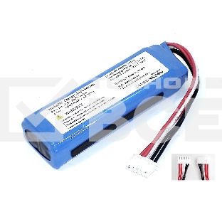 Аккумуляторная батарея для JBL Charge 3 (2016 года) GSP1029102A 6000mAh 3,7V (прямая полярность)