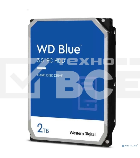 Жесткий диск Western Digital 2Tb 7200rpm WD20EZBX SATA-III Blue 256Mb 3.5