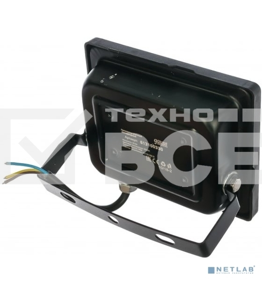 Прожектор светодиодный GAUSS 613100330LED 30W IP65 6500К черный 1/10