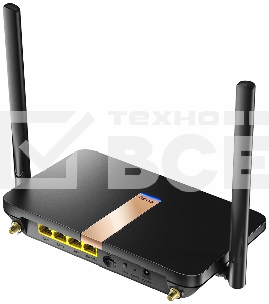 Маршрутизатор Cudy LT500D AC1200 Wi-Fi cat. 4 черный
