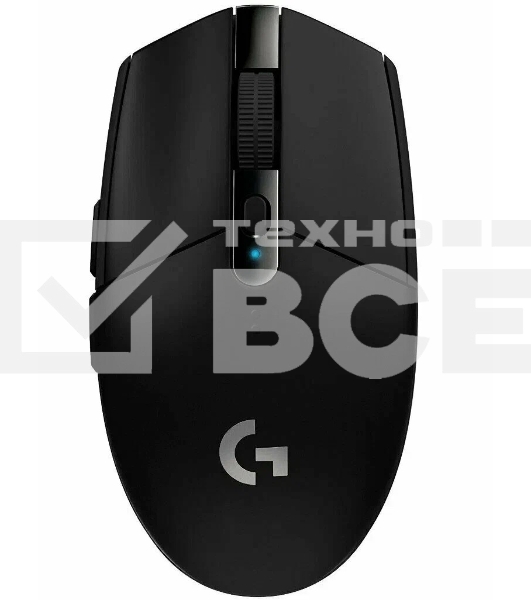 Мышь беспроводная Logitech G304 Lightspeed черный, 12000 dpi, радиоканал, USB, кнопки - 6