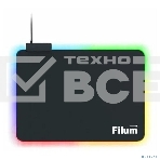 Коврик игровой для мыши Filum FL-MPL-M-GAME серия- Bulldozer, черный, подсветка, оверлок, размер “M”- 350x250x4 мм, ткань+резина., фото3