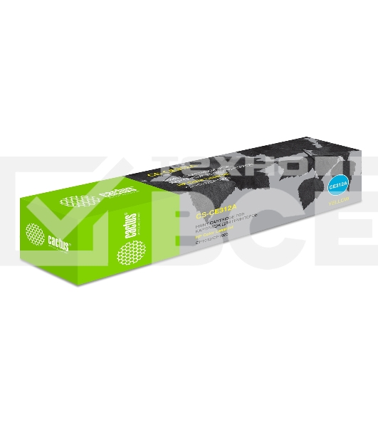 Картридж лазерный Cactus CS-CE312A желтый (1000 стр.) для HP LJ CP1012Pro/CP1025