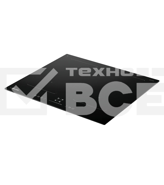 Варочная поверхность MONSHER MHI 6026, 60 см, индукция, High-Tech, inverter, 9 уровней мощности, бустер, Stop and Go, автоматическое отключение, таймер, индикатор остаточного тепла, сенсорное/слайдерное управление, цвет черный