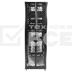 Шкаф серв.ПРОФ нап. 42U (600x1000) дверь перфор., задние двойные перфор., черный, в сборе (ШТК-СП-42.6.10-48АА-9005) (1 коробка), фото11