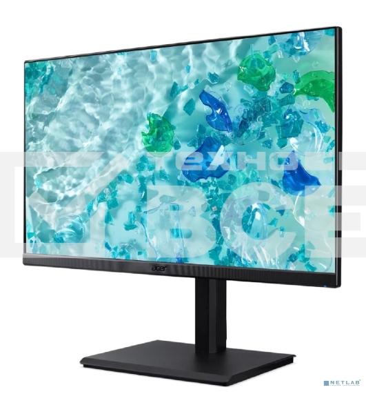 Монитор 23.8' Acer B247YGbmiprzx IPS 1920x1080, 120 Гц, 4 мс, 16:9, 250 кд/м², VGA, HDMI 1.4, DP 1.2, 3.5 Jack, динамики (2×2 Вт), HDR10, FreeSync, черный