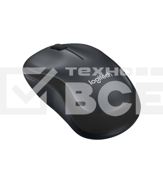 Мышь беспроводная Logitech M220 SILENT черный, 1000 dpi, радиоканал, USB, кнопки - 3