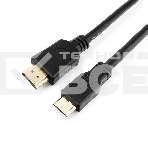 Кабель Cablexpert HDMI-mini HDMI CC-HDMI4C-6, 19M/19M, v2.0, медь, позол.разъемы, экран, 1.8м, черный, пакет, фото10