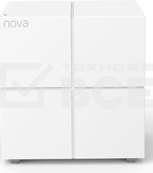 Маршрутизатор Tenda nova MW6 (2 роутера) АС1200 Двухдиапазонная Wi-Fi Mesh система, 2 порта gigabit ethernet RJ45