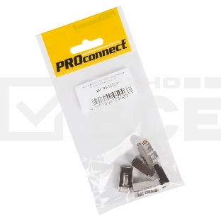 PROconnect Разъем RJ-45(8P8C) под витую пару, FTP экранированный, категория 5e, пакет, 5шт