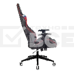 Кресло игровое Бюрократ VIKING 4 AERO RUS белый/синий/красный/черный, искусст. кожа/ткань, две подушки, фото15