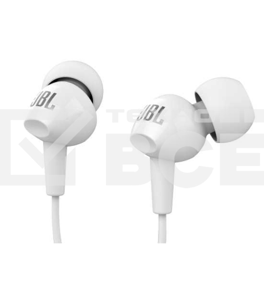 Наушники JBL C100SIU белый