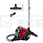 Пылесос Bosch BGC05AAA2 красный/черный, 350/700 Вт, уборка сухая, пылесборник контейнер 1.5 л, фото18
