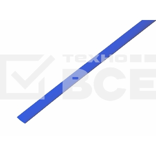 Трубка термоусаживаемая PROconnect ТУТ 5,0/2,5мм, синяя, упаковка 50 шт. по 1м,
