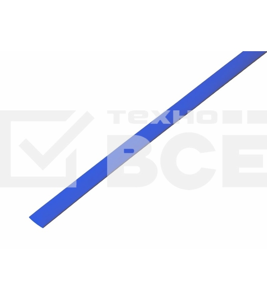 Трубка термоусаживаемая PROconnect ТУТ 5,0/2,5мм, синяя, упаковка 50 шт. по 1м,