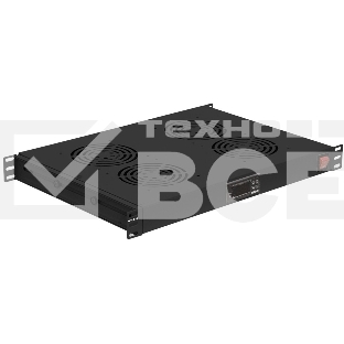 Модуль вентиляторный NTSS (NTSS-FAN4/19T-BL) 4 вент. черный (упак.:1шт)