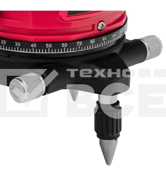 Лазерный уровень CRX-30R, 30 м, красный луч, батарейки, резьба 5/8