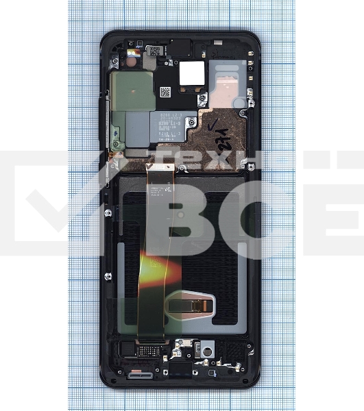 Дисплей для Samsung Galaxy S20 Ultra SM-G988B черный