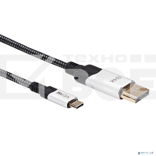Кабель-адаптер VCOM USB 3.1 Type-Cm --> DP(m) 8K@60Hz, 1,5 м, Alumi Shell,
