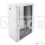 Шкаф телекоммуникационный настенный разборный ЦМО 18U (600 х 350) дверь стекло, цвет черный (ШРН-Э-18.350-9005), фото2