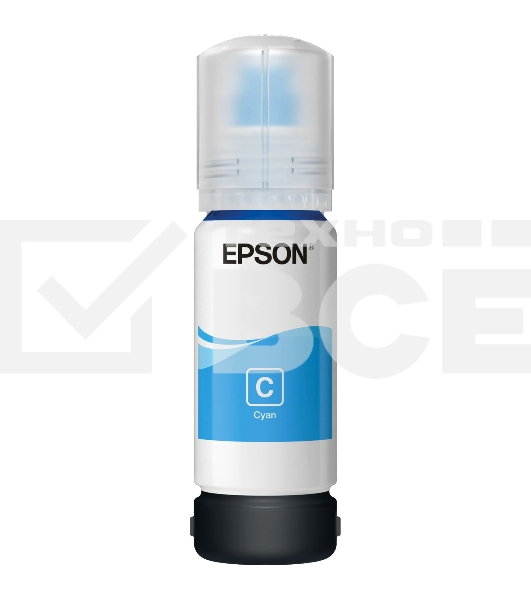 Картридж струйный Epson L101 C13T03V24A синий (70мл) для Epson L4150/L4160/L6160/L6170/L6190