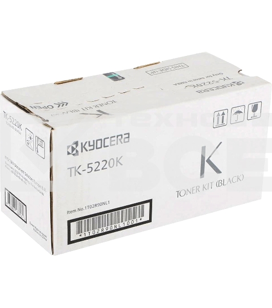 Картридж лазерный Kyocera TK-5220K (1T02R90NL1) черный для P5021cdn/cdw, P5026cdn/cdw, M5521cdn/cdw, 1200 стр.