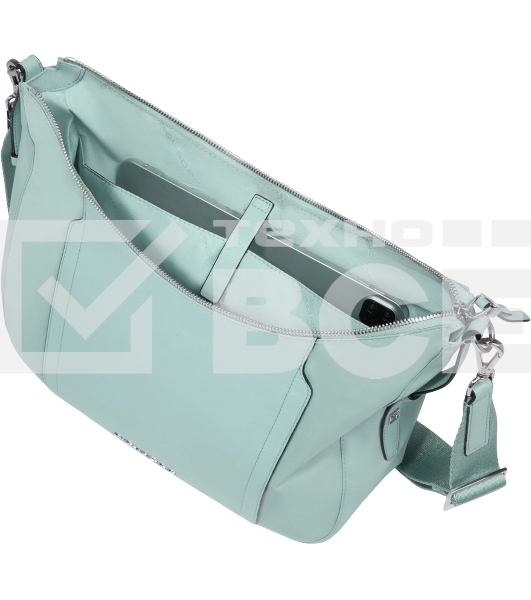Сумка женская Piquadro Lyra BD6658W92T/VE мятный ткань/натур.кожа