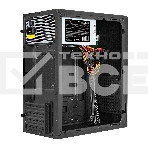 Компьютерный корпус Minitower ExeGate BAA-303M-UNS400 (mATX, БП UNS400 с вент. 12см, 2*USB, HD Audio, черный), фото11