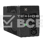 Источник бесперебойного питания ExeGate Smart LB-1000.LCD.AVR.4C13.USB (1000VA/650W, LCD, AVR, 4*C13, USB, батарея 12V 9Ah, черный), фото14
