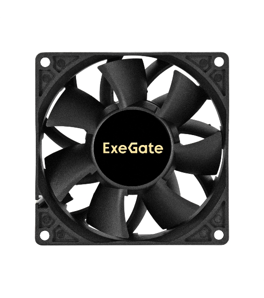 Вентилятор 24В DC ExeGate EX09238B2P-24 (92x92x38 мм, 2-Ball (двойной шарикоподшипник), 2pin, 5000RPM, 56dBA)