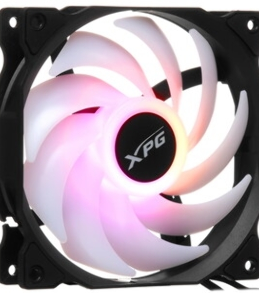 Вентилятор для корпуса ADATA XPG VENTO R 120 ARGb PWM черный, 120 мм, 1600 об/мин, 32 дБ, 4 pin
