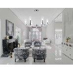 Люстра Ambrella light LH55151/6 CH/CL хром/прозрачный E14/6 max 40W D675*520, фото7