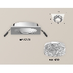 Комплект встраиваемого светильника Ambrella light XC7631020 SWH/CL белый песок/прозрачный MR16 GU5.3 (C7631, N7191), фото 1