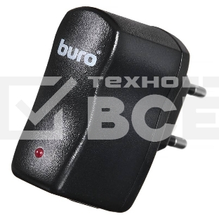 Сетевое зарядное устройство Buro XCJ-021-1A 1A универсальное черный