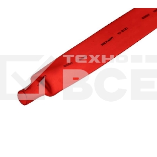 Трубка термоусадочная 40.0/20.0 1м красн. Rexant 24-0004