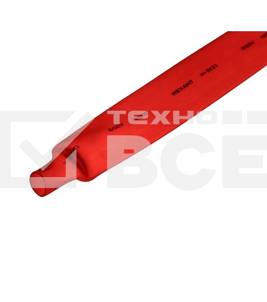 Трубка термоусадочная 40.0/20.0 1м красн. Rexant 24-0004