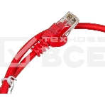 Кабель Патч-корд Lanmaster utp LAN-PC45/U5E-0.5-RD вилка RJ-45-вилка RJ-45 кат.5е 0.5м красный LSZH (уп.:1шт), фото3