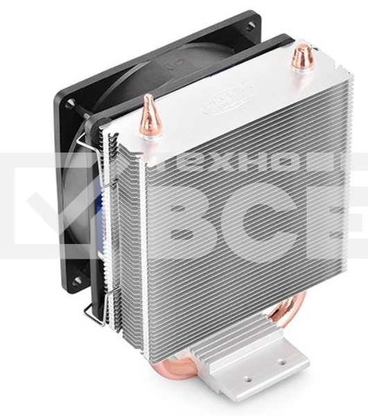 Кулер для процессора DEEPCOOL ICE BLADE 100 PWM синий, 92 мм, алюминий/медь, 2200 об/мин, 29 дБ, 4 pin, 100 Вт, 135 мм