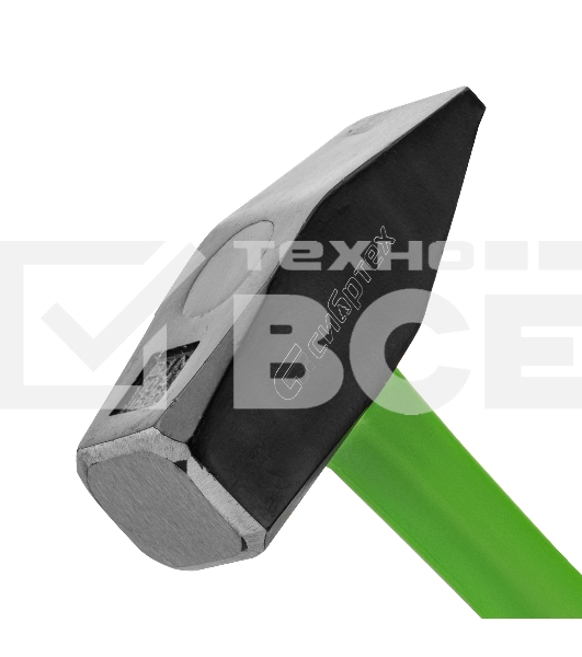 Молоток Сибртех слесарный, 1500 г, фибергласовая обрезиненная рукоятка