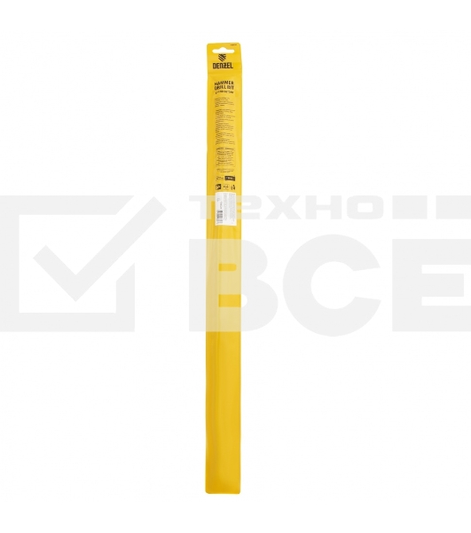 Бур по бетону Denzel двойная спираль, Cobalt W-tip, 12x600 мм, SDS PLUS