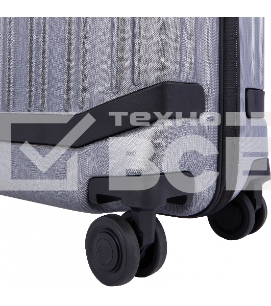 Чемодан Piquadro PQ LIGHT PREMIUM (BV4425PQLP/GRN) 40x55x20 см 37л. 2.8кг. поликарбонат/алюм./натур.кожа серый