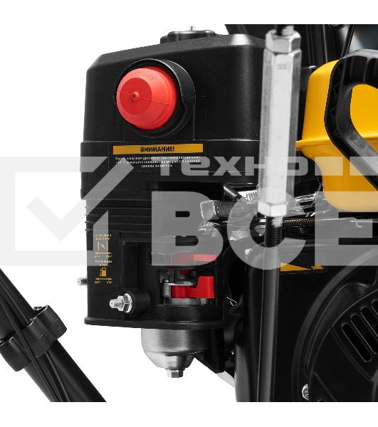 Бензиновая снегоуборочная машина SBM 610DT PRO, 212cc, гусеницы, эл.старт, блок. дифф.  Denzel