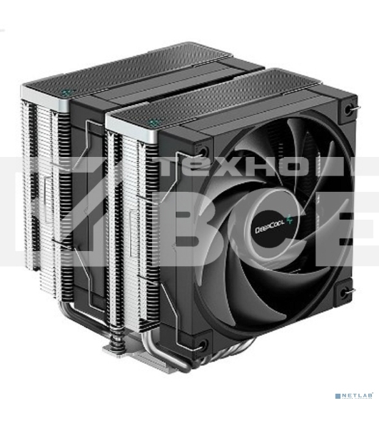 Кулер для процессора DEEPCOOL AK620 черный, 120 мм, алюминий/медь, 1850 об/мин, 28 дБ, 4 pin, 260 Вт, 162 мм