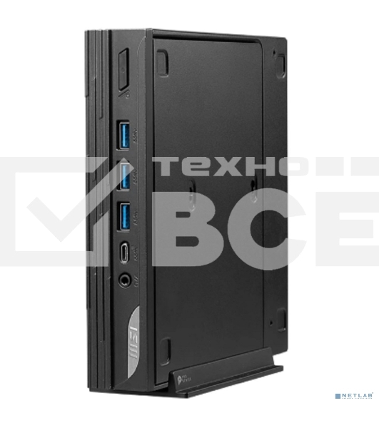 Платформа MSI Pro DP10 12M Mini Core i3-1215U (1.2GHz), NoMemory, noHDD, noSSD, Intel UHD Graphics 730, noDVD, WiFi, BT, 120W, VESA, COM Port, noOS, 1y war-ty