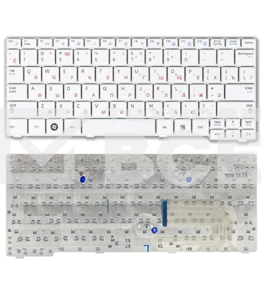 Клавиатура для ноутбука Samsung N140 N150 N145 N144 N148, белая