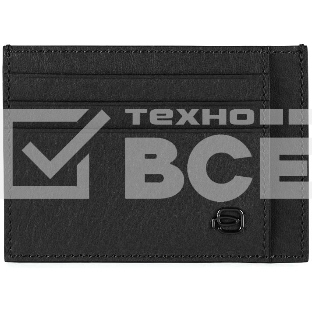 Чехол для кредитных карт Piquadro Black Square PP2762B3R/N черный натур.кожа